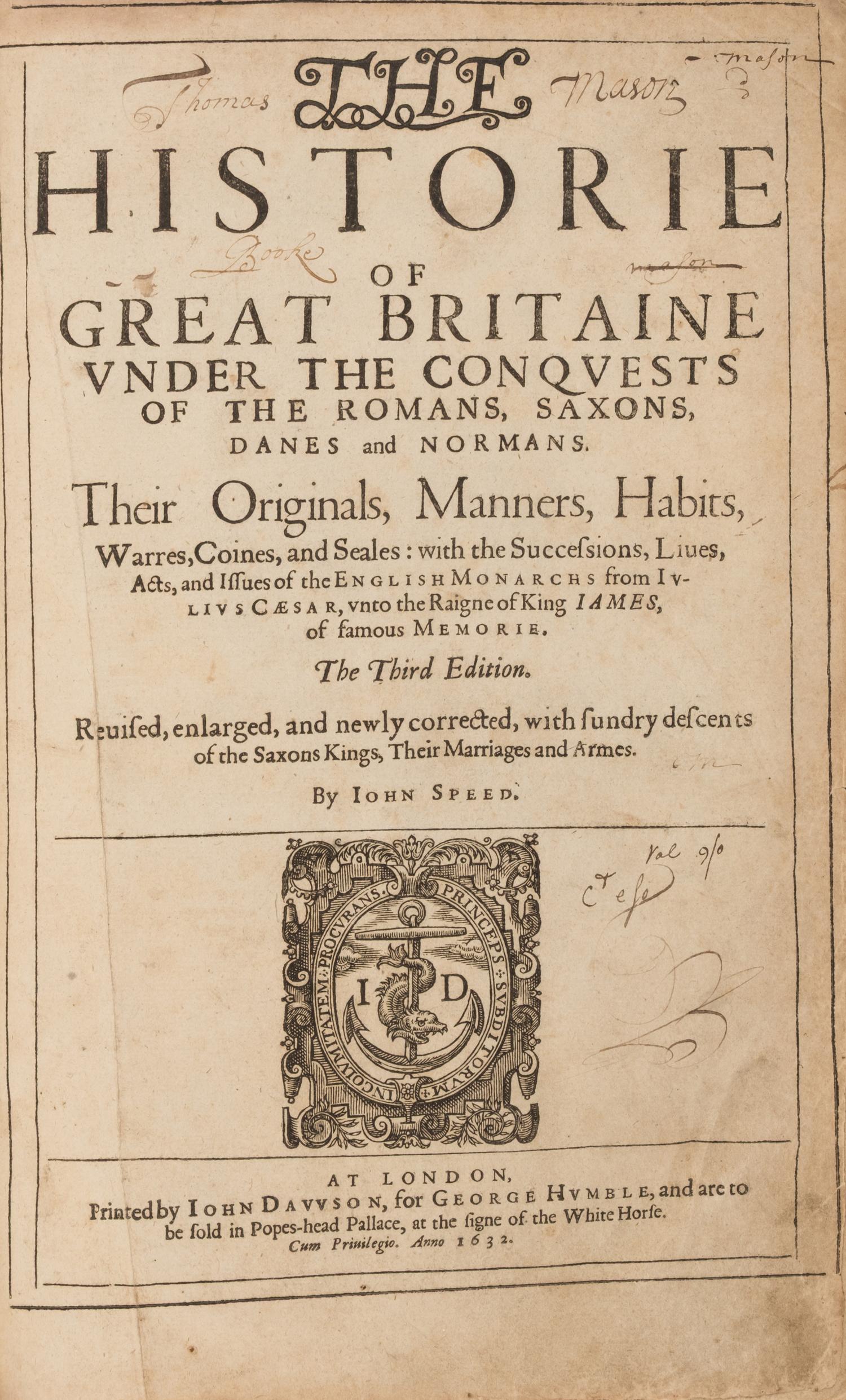 [History] Group of 5 Seventeenth and Eighteenth Century Works