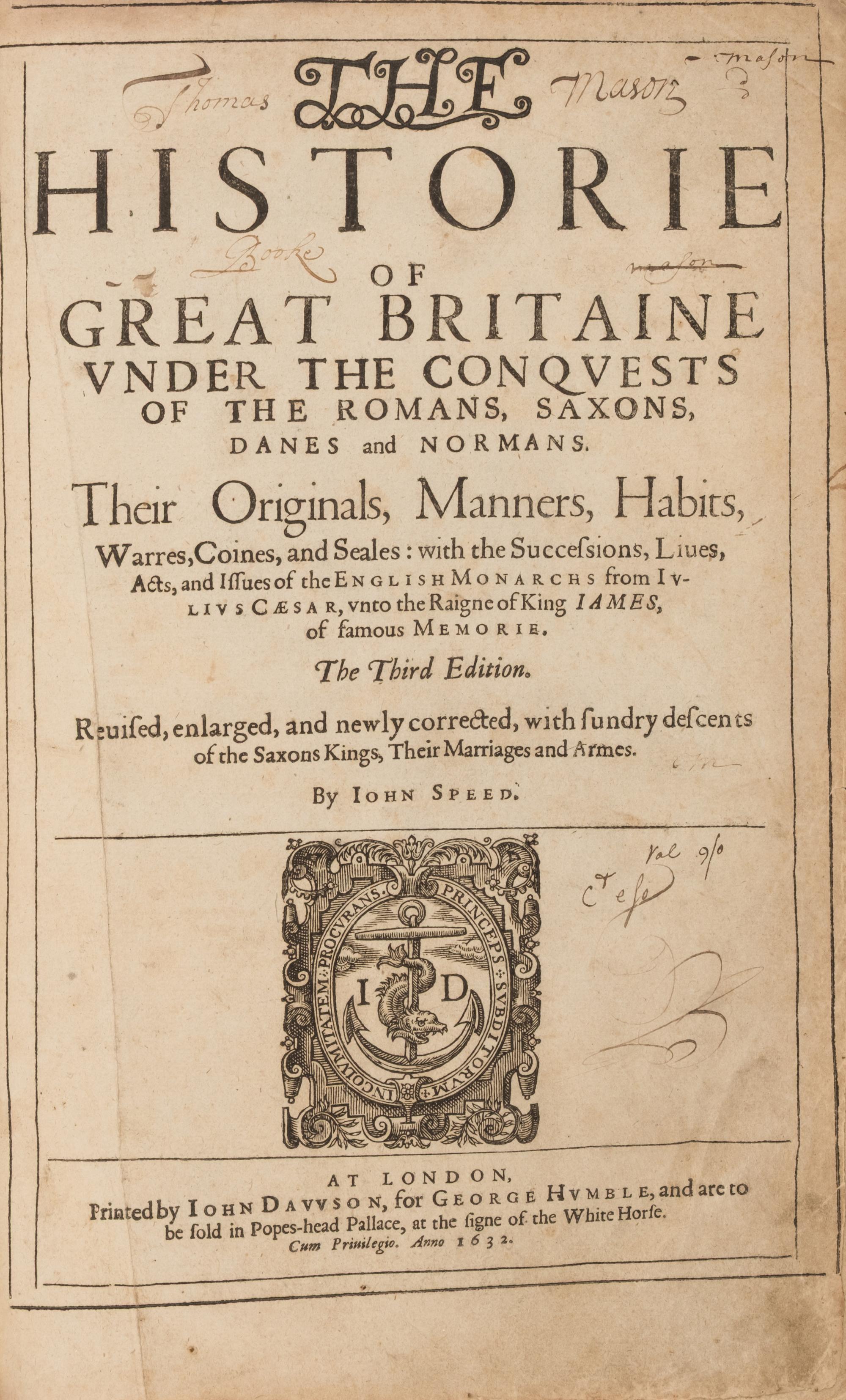 [History] Group of 5 Seventeenth and Eighteenth Century Works