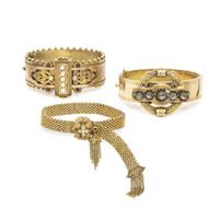 ANTIQUE, COLLECTION OF BRACELETS