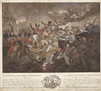 [British Isles] Cardon, Anth(ony)., and L. Schiavonetti. The Assault and Taking of Seringapatam and The Surrender of Two Sons of Tippo Sultaun