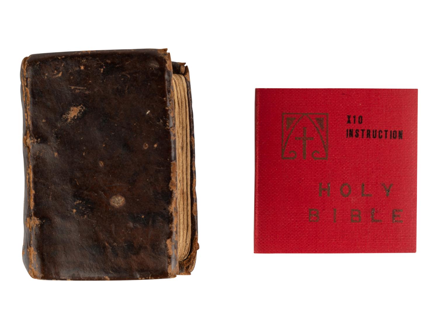 [MINIATURE BOOK] -- [BIBLE, in English]. The Bible in Miniature, or a Concise History of the Old and New Testaments . London: E. Newberry, 1780.