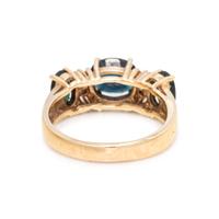 SAPPHIRE AND DIAMOND RING
