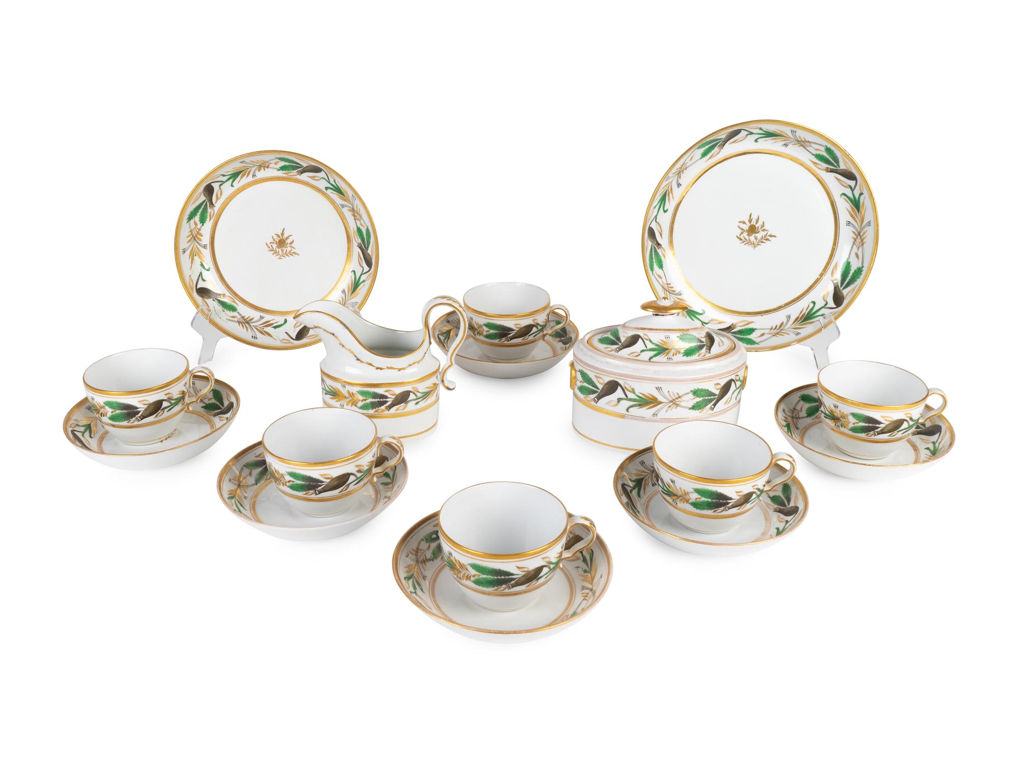 A Group of English Porcelain — 19TH CENTURY