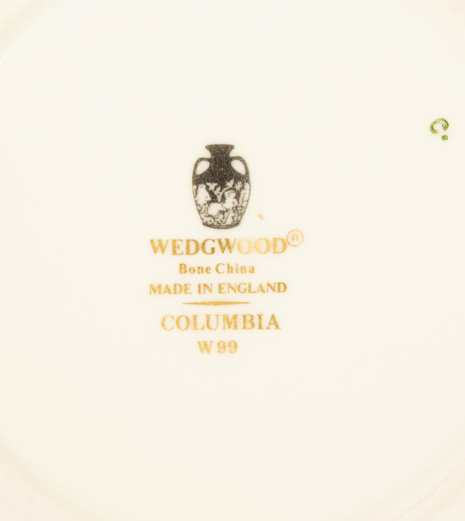 A Wedgwood Columbia Porcelain Dinner Service