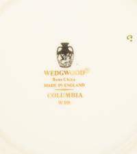 A Wedgwood Columbia Porcelain Dinner Service