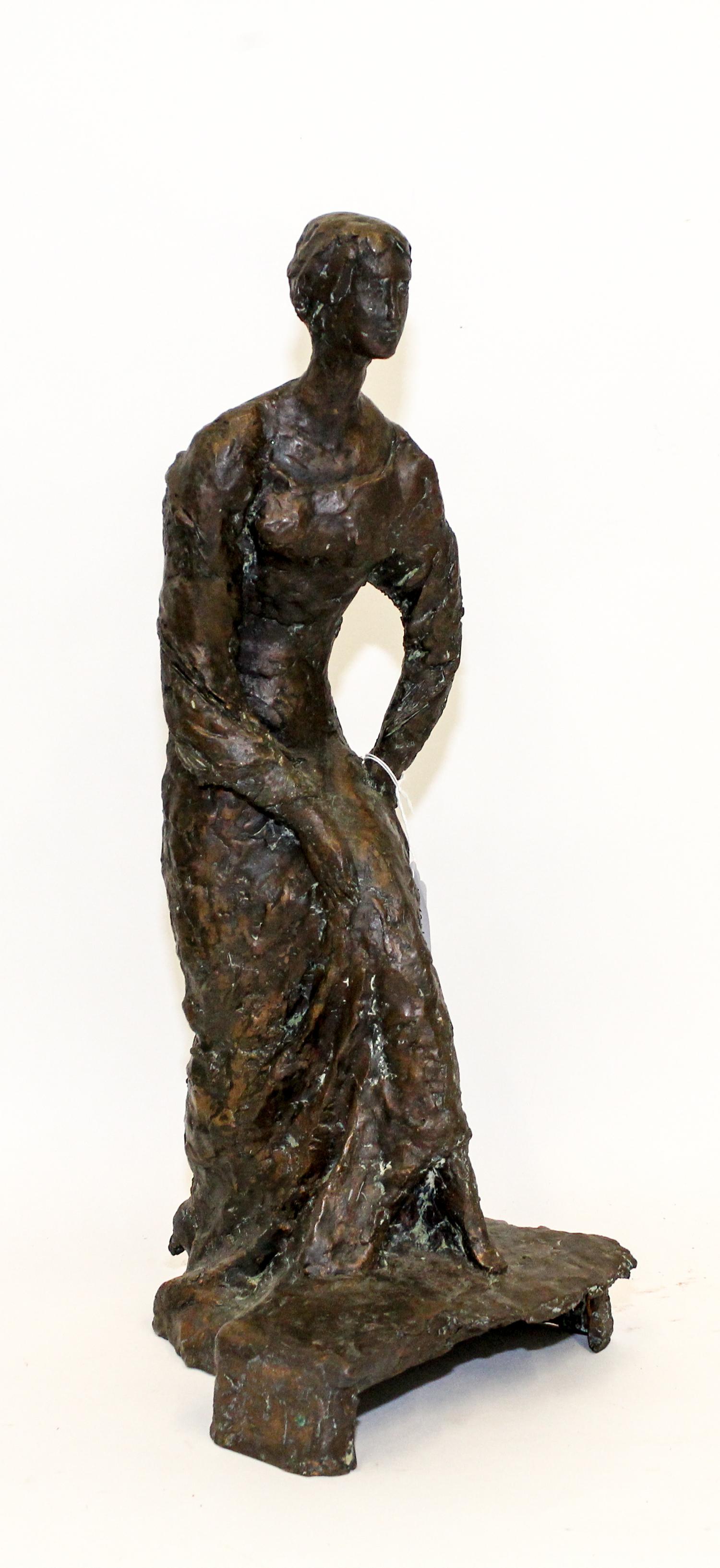 A Bronze Figure Height 20 1/2 inches.