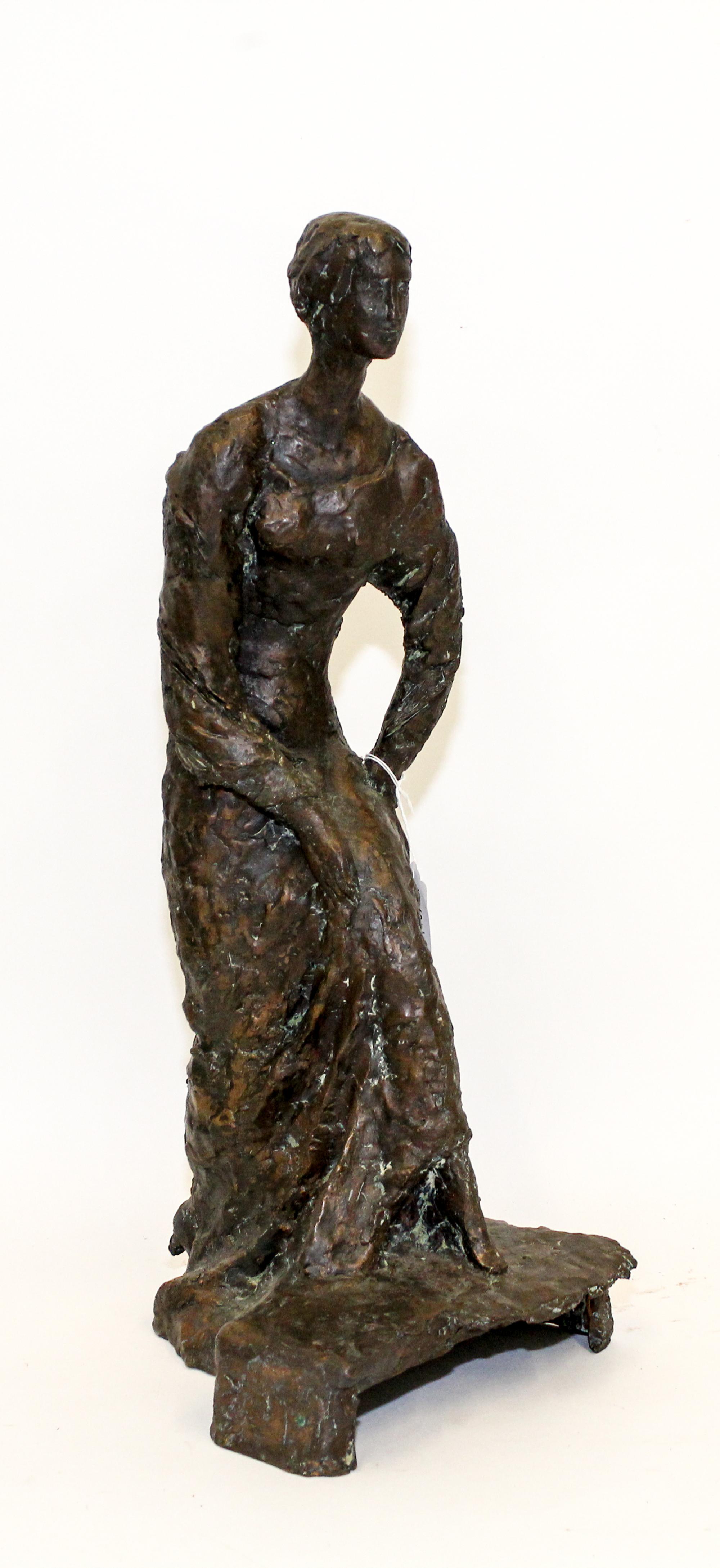 A Bronze Figure Height 20 1/2 inches.