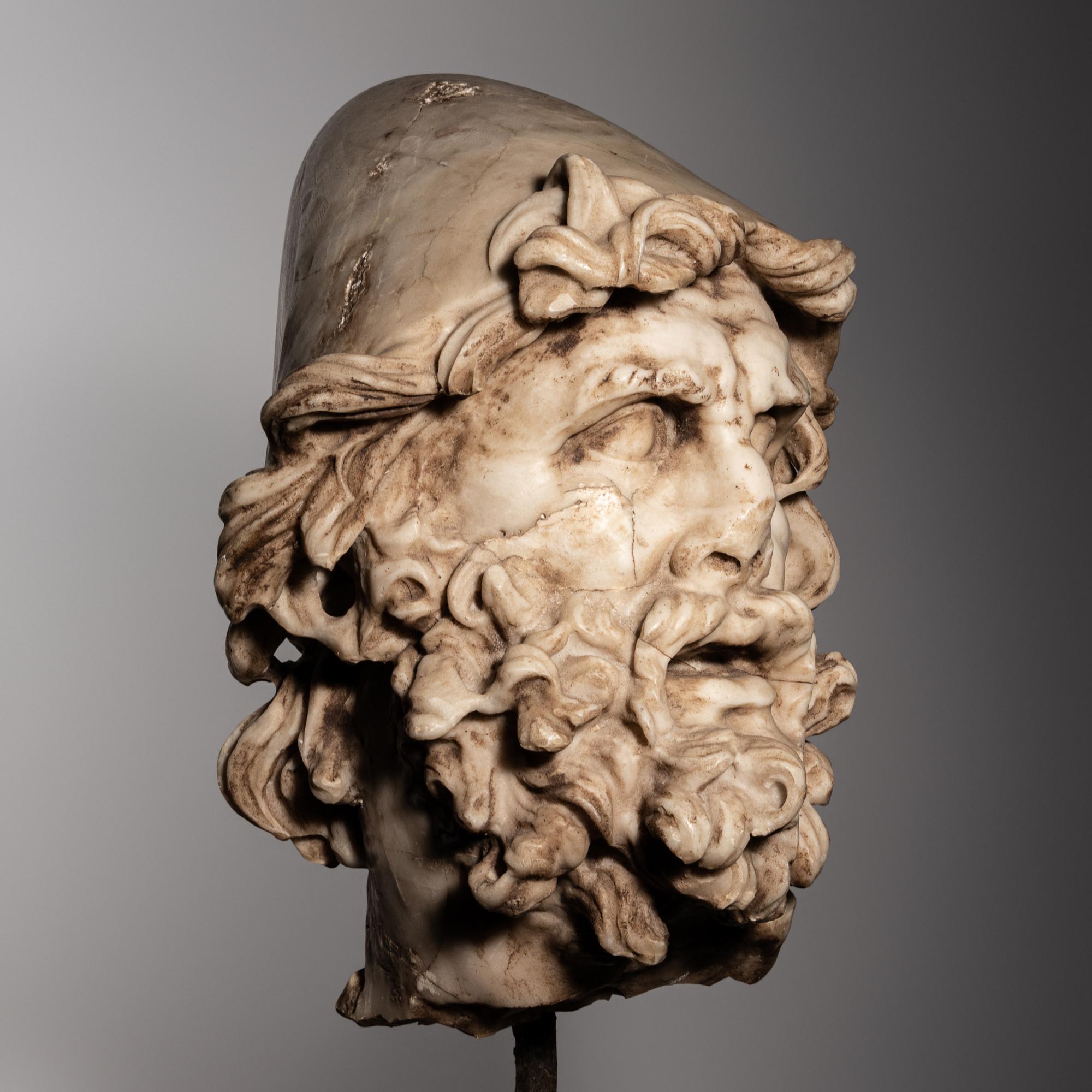 A Composite Marble Head of the Sperlonga Odysseus