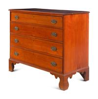 A Chippendale Cherrywood Chest of Drawers