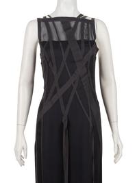 Chanel Silk Chiffon and Ribbon Evening Dress, Fall 2002