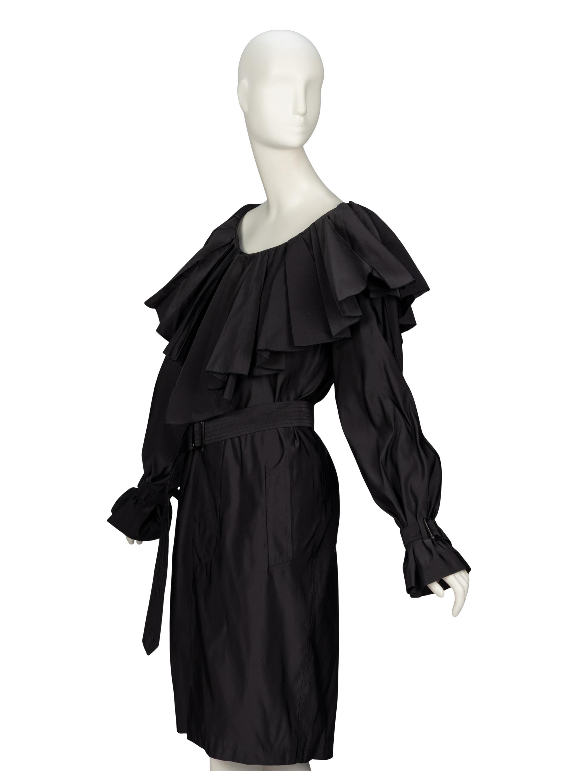 Jean Paul Gaultier, Pleated Collar Trench Coat