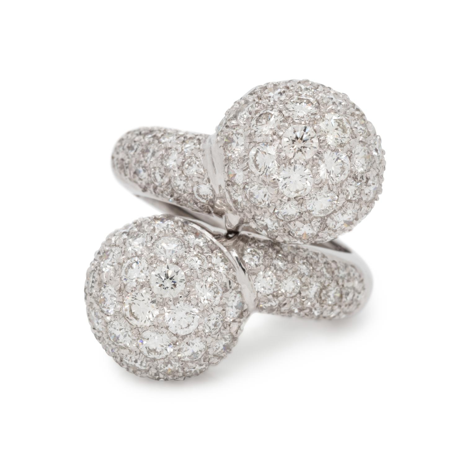 DIAMOND BYPASS RING