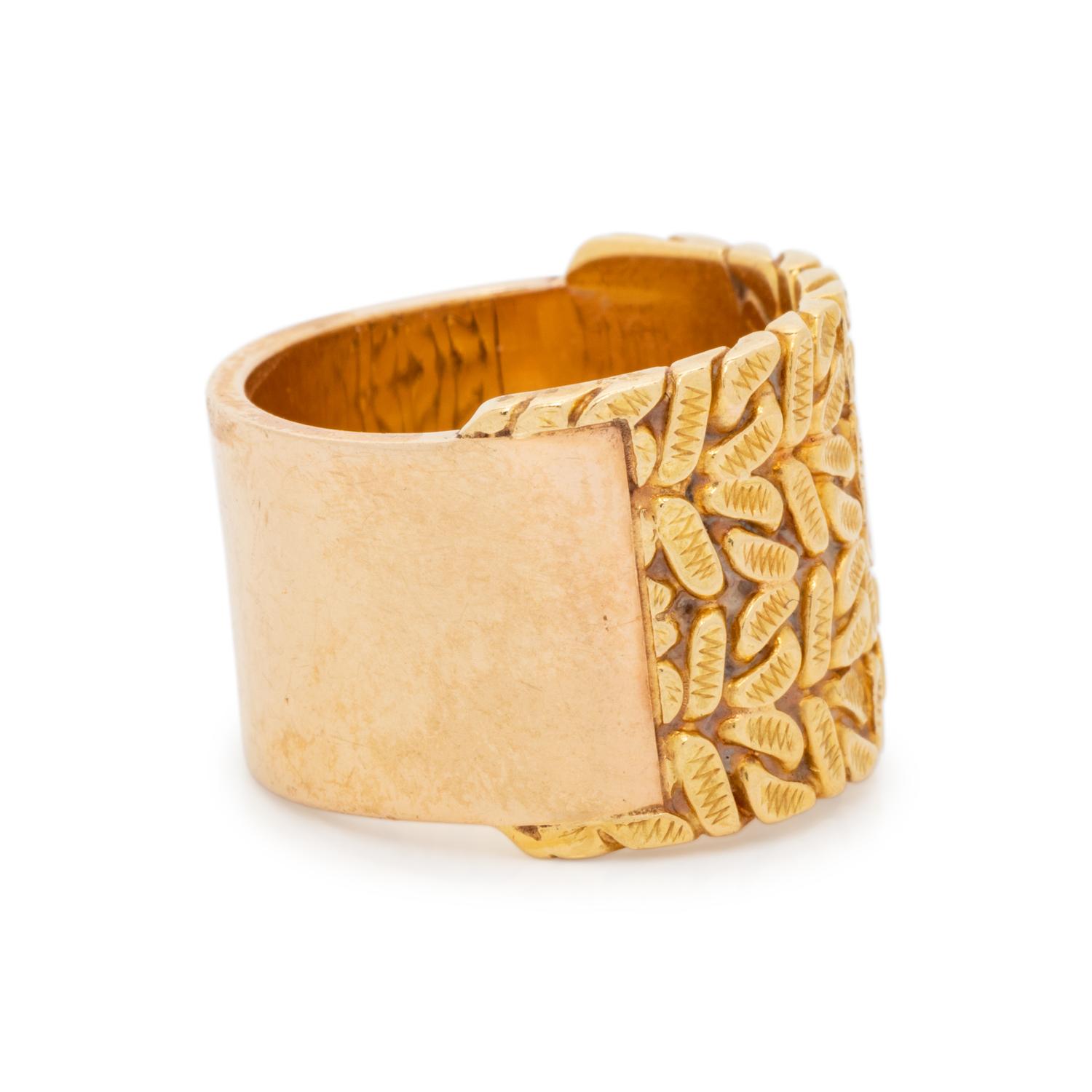 YELLOW GOLD RING