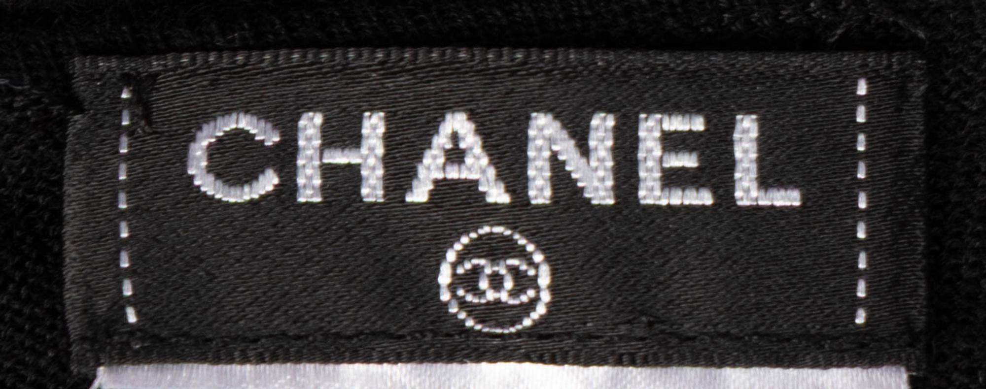 Chanel, Cashmere Shirt with Removable Metal Mesh Scarf