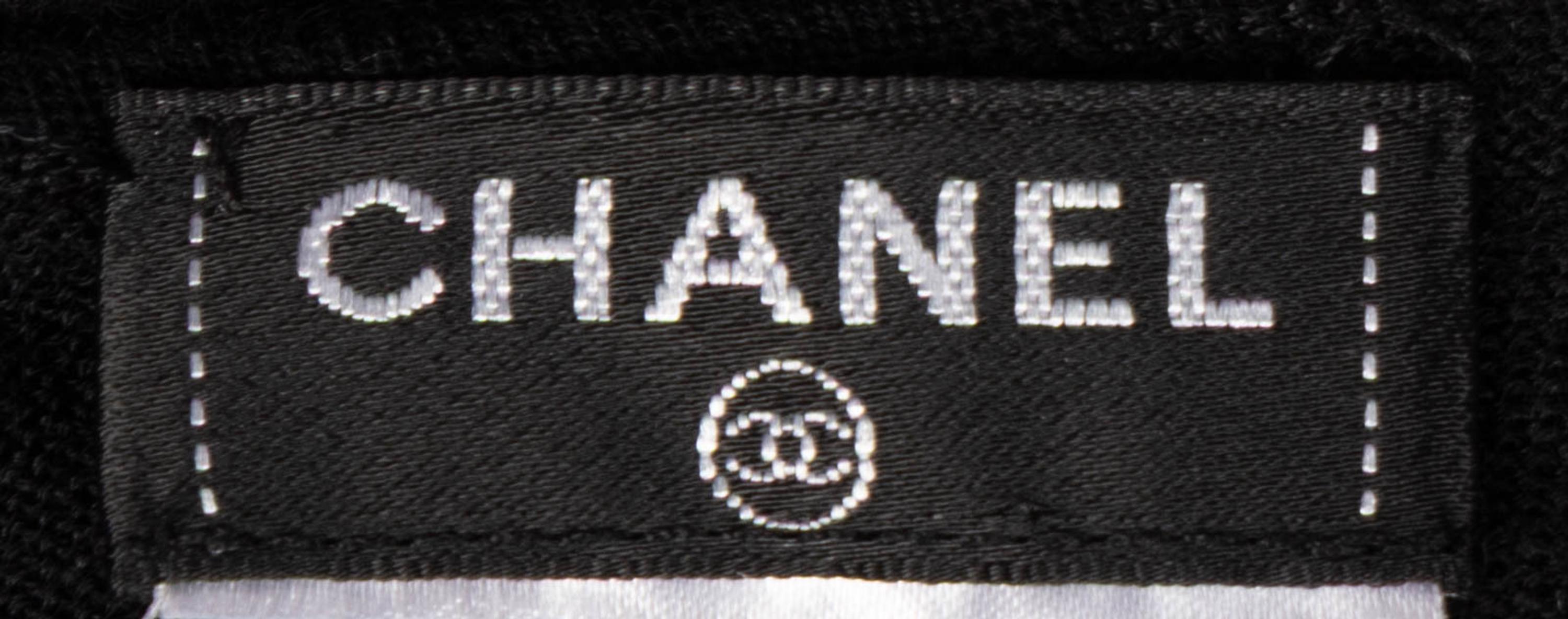 Chanel, Cashmere Shirt with Removable Metal Mesh Scarf