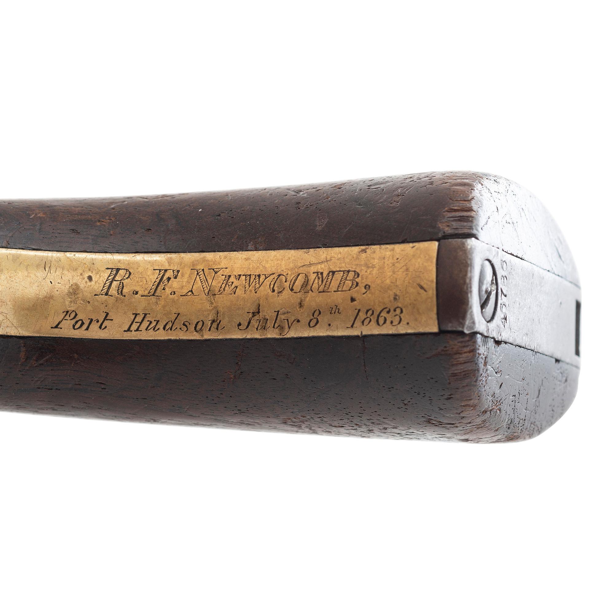 Colt Model 1860 Army Revolver with Blown Out Cylinder Inscribed to R.F. Newcomb