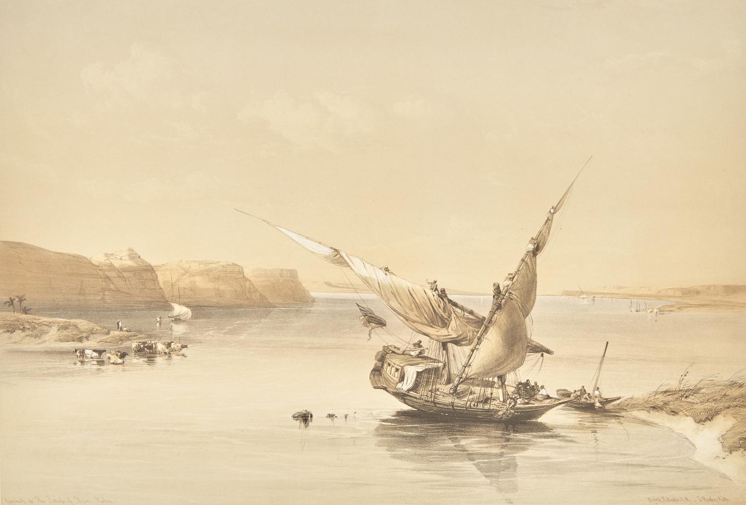 [Prints] Roberts, David. Group of Eight Prints
