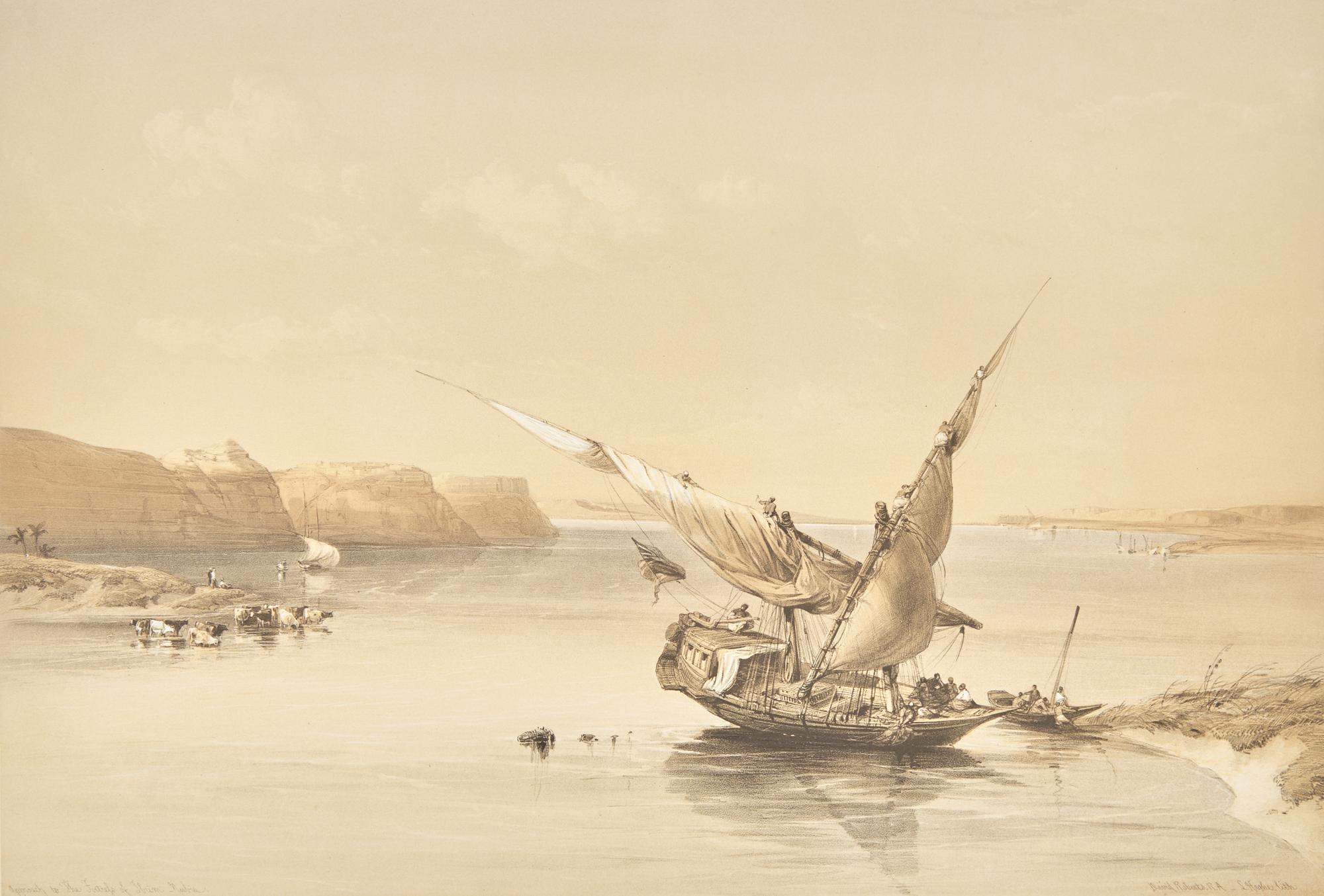 [Prints] Roberts, David. Group of Eight Prints