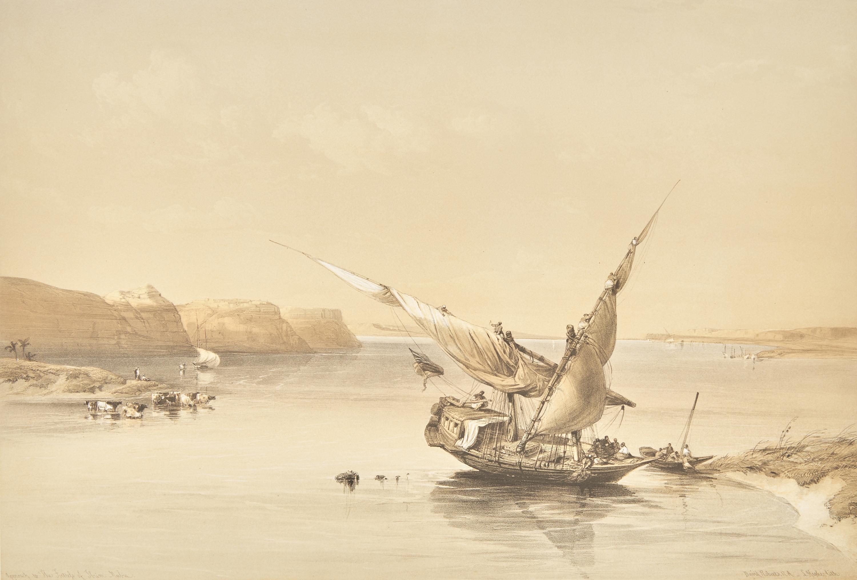 [Prints] Roberts, David. Group of Eight Prints