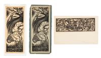 Power Elements , 1944, Untitled , 1948 and Untitled , 1948