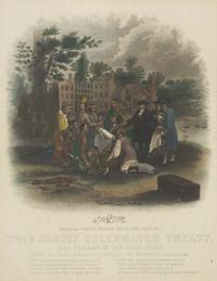[Philadelphia] Group of 6 prints of William Penn's Treaty with the Indians...