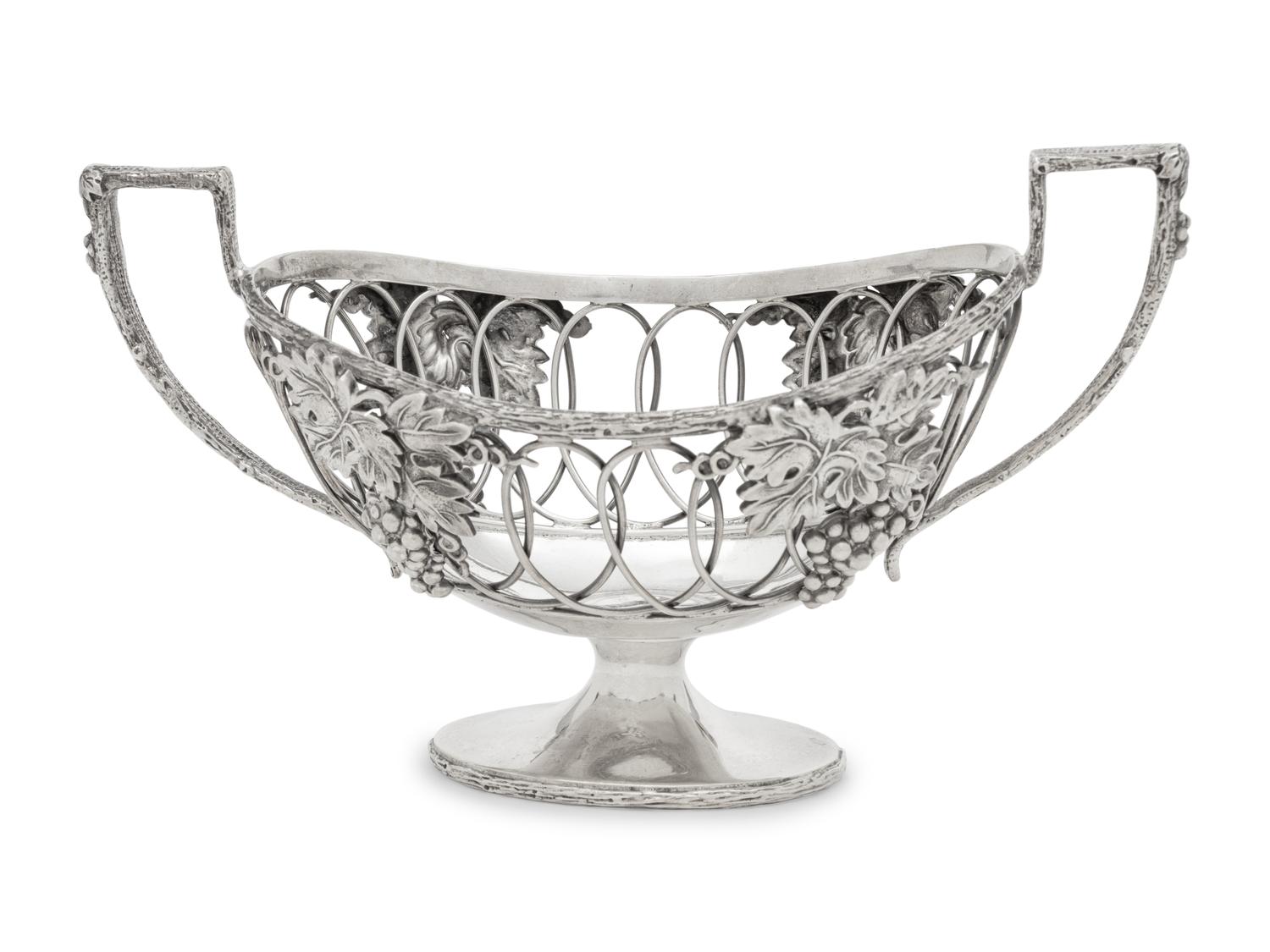 An American Silver Fruit Basket