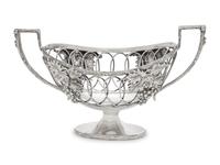An American Silver Fruit Basket