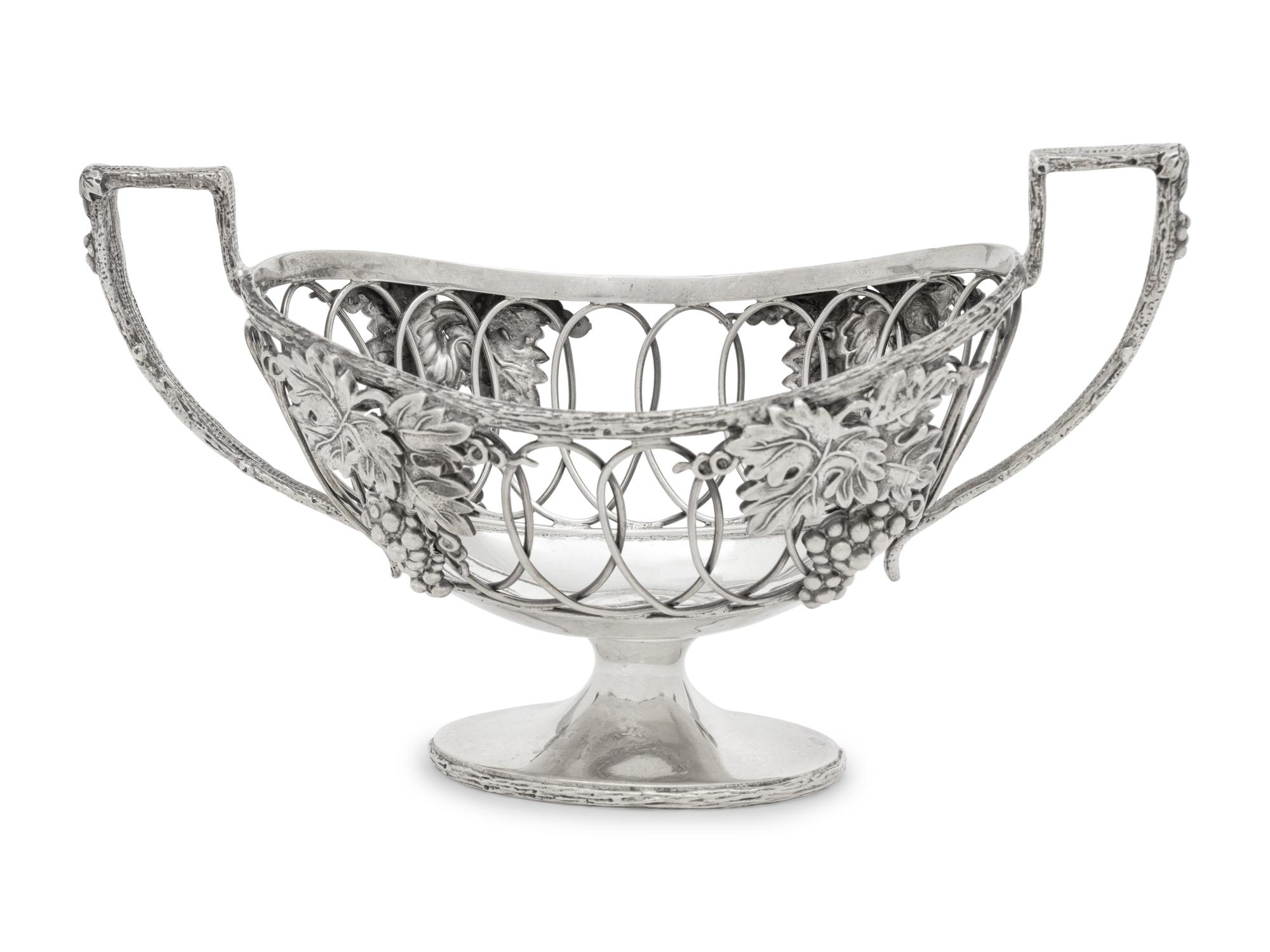 An American Silver Fruit Basket