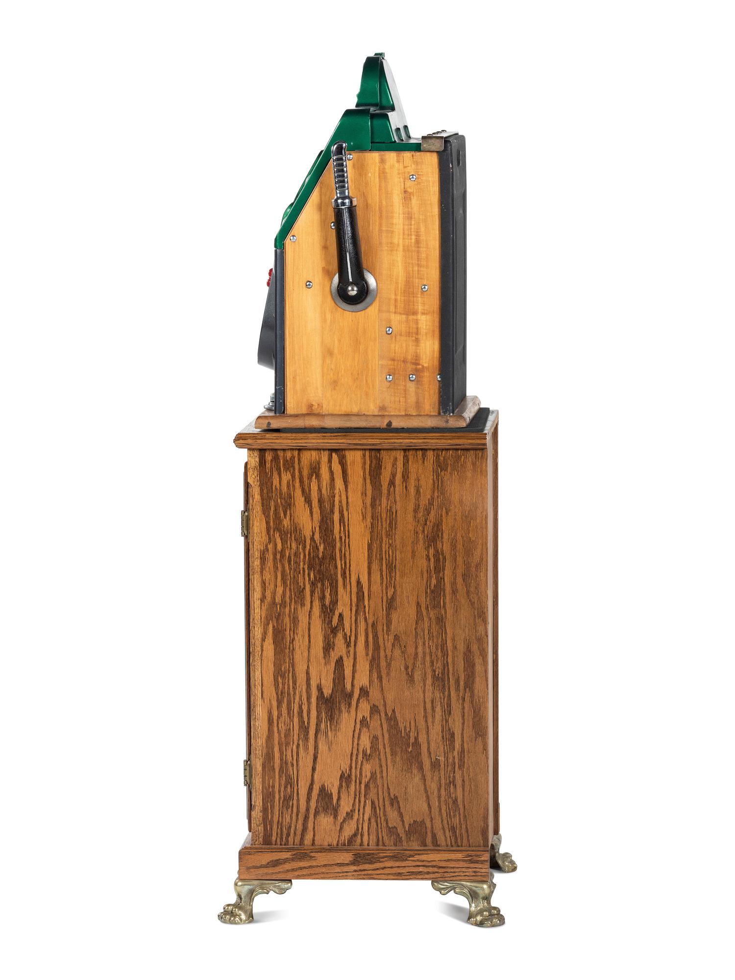 A Bell-Fruit-Gum 10 Cent Diamond Front Slot Machine