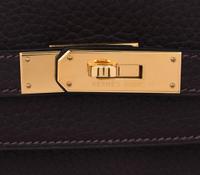 Hermès Kelly 32cm Dark Brown Togo Leather Handbag, 2007