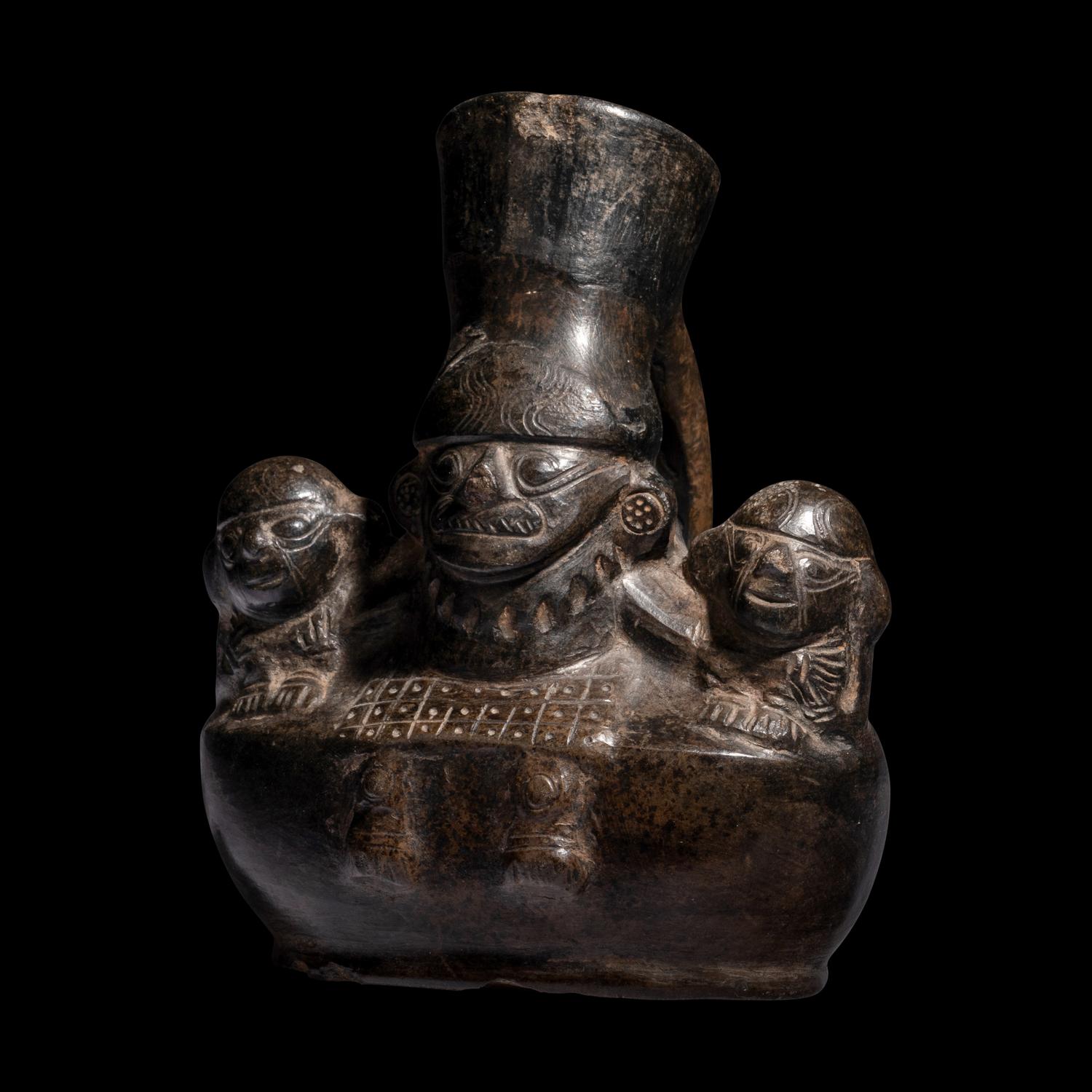 A Chimu Blackware Vessel