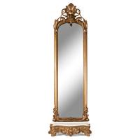 An American Giltwood Pier Mirror and Base