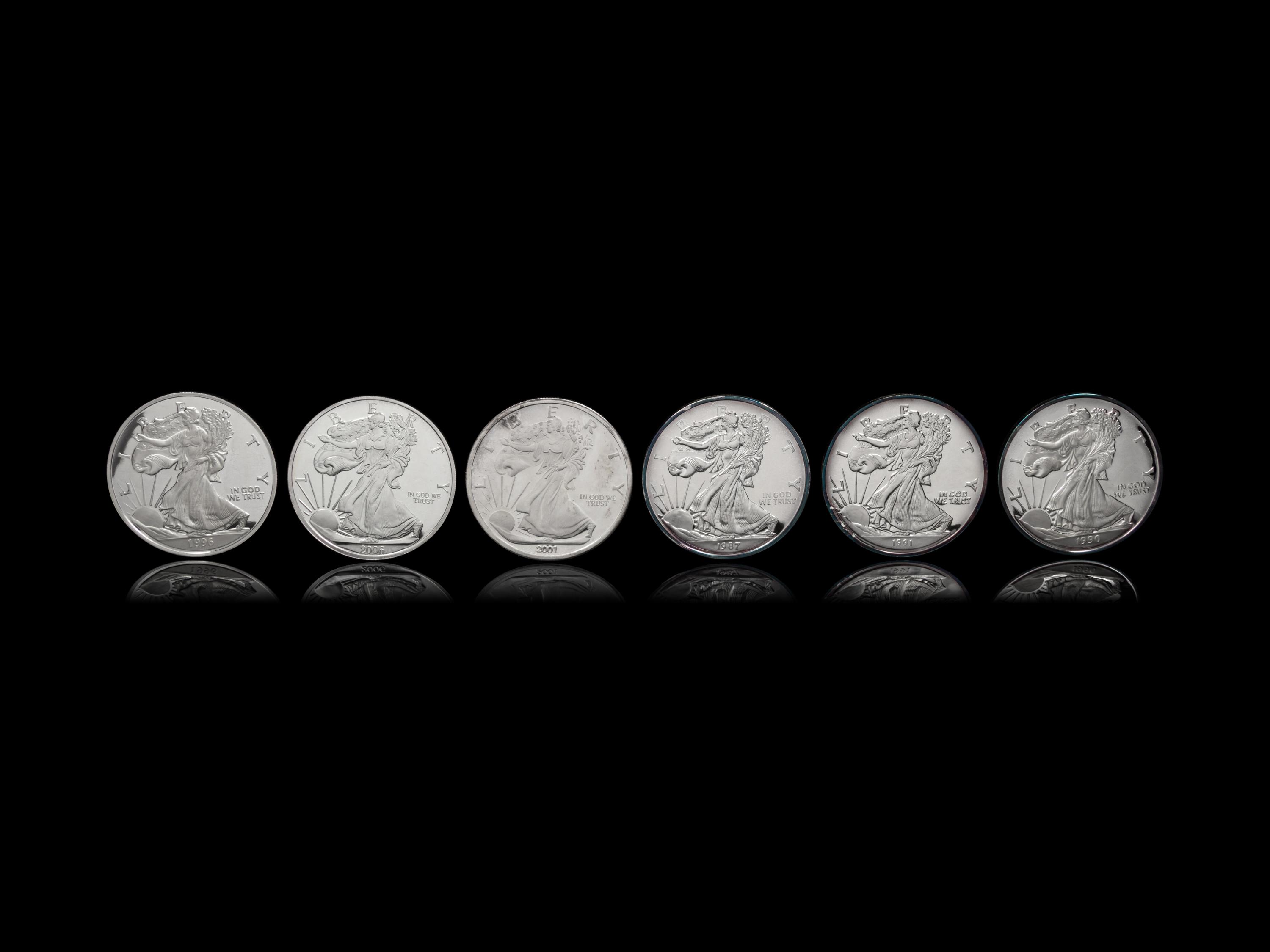 [PRIVATE ISSUE] Six 1/2-Pound Silver Rounds