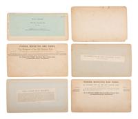 [CIVIL WAR]. A group of 12 stereoviews of Fort Marion.