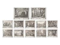 Industry and Idleness (the complete set of 12 prints)