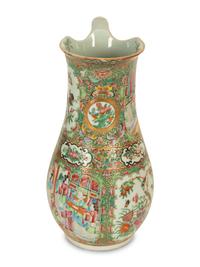 A Chinese Rose Medallion Porcelain Pitcher