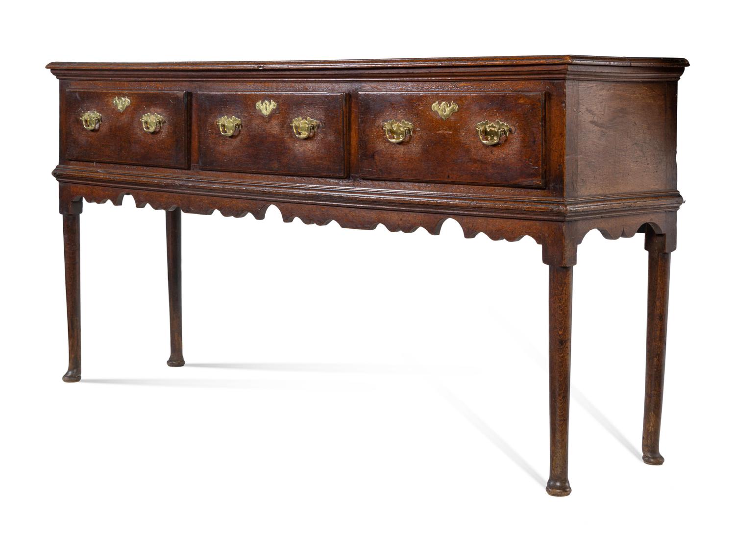 A George III Oak Welsh Sideboard