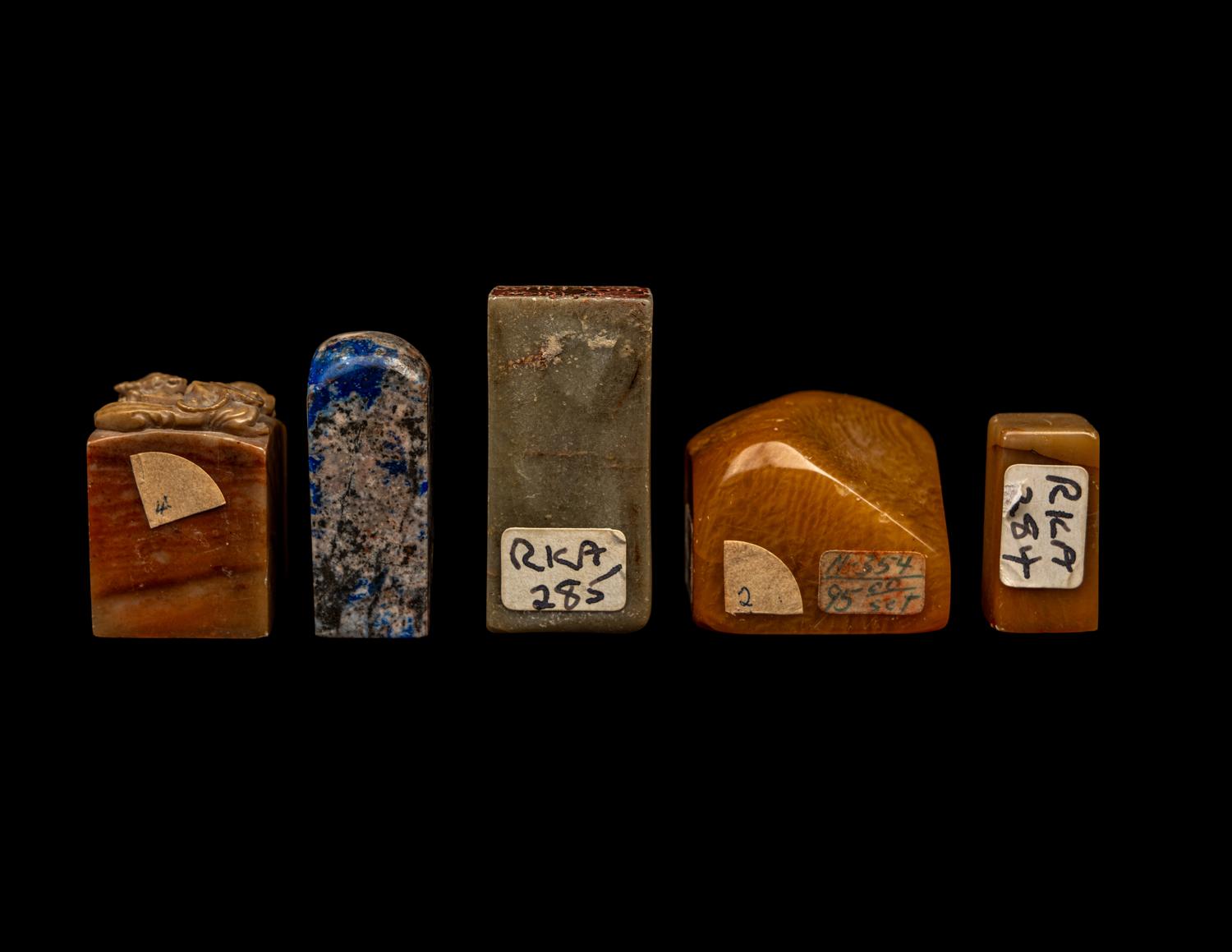 Five Chinese Stone Seals