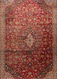 A Kashan Wool Rug
