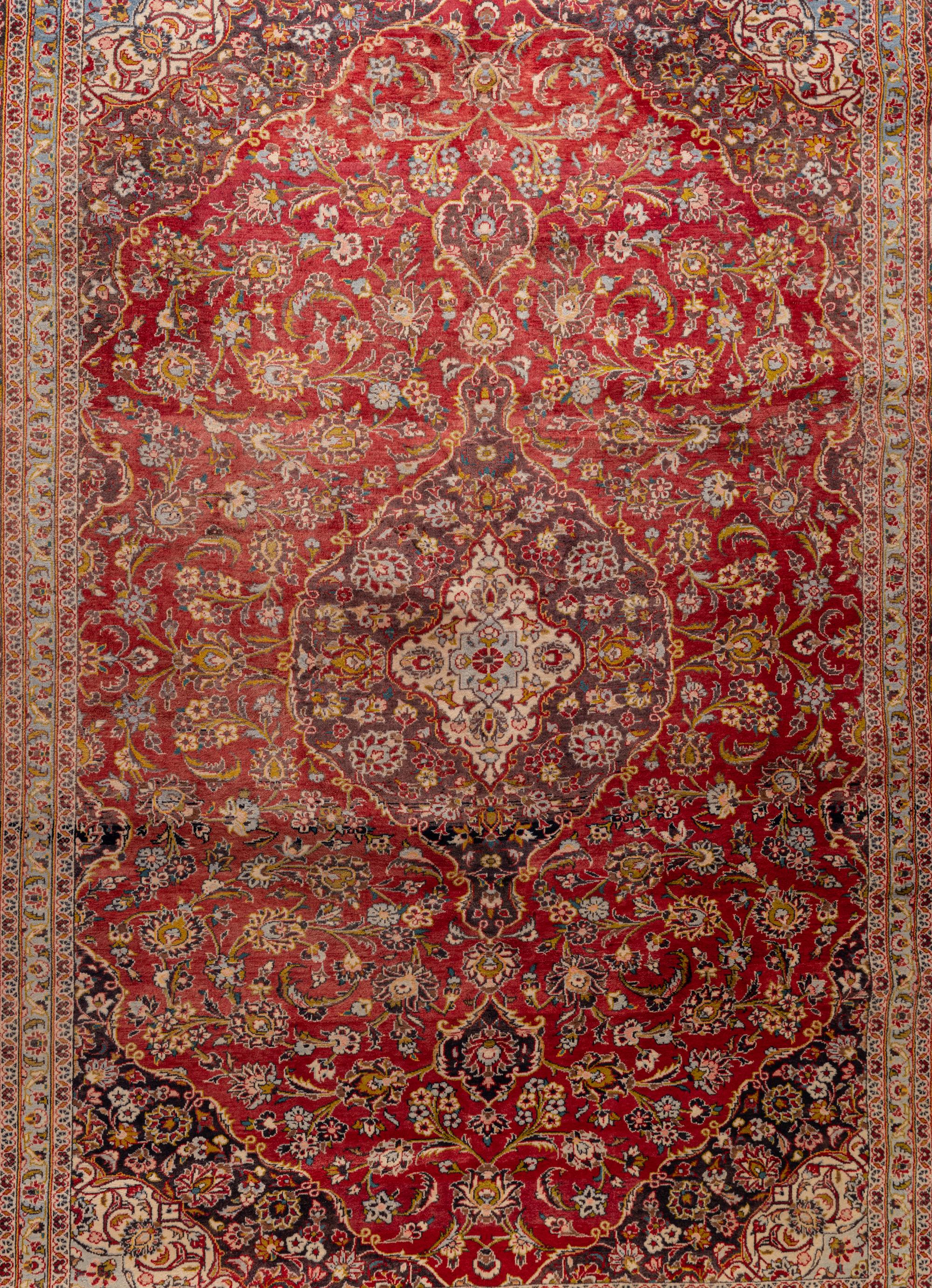 A Kashan Wool Rug