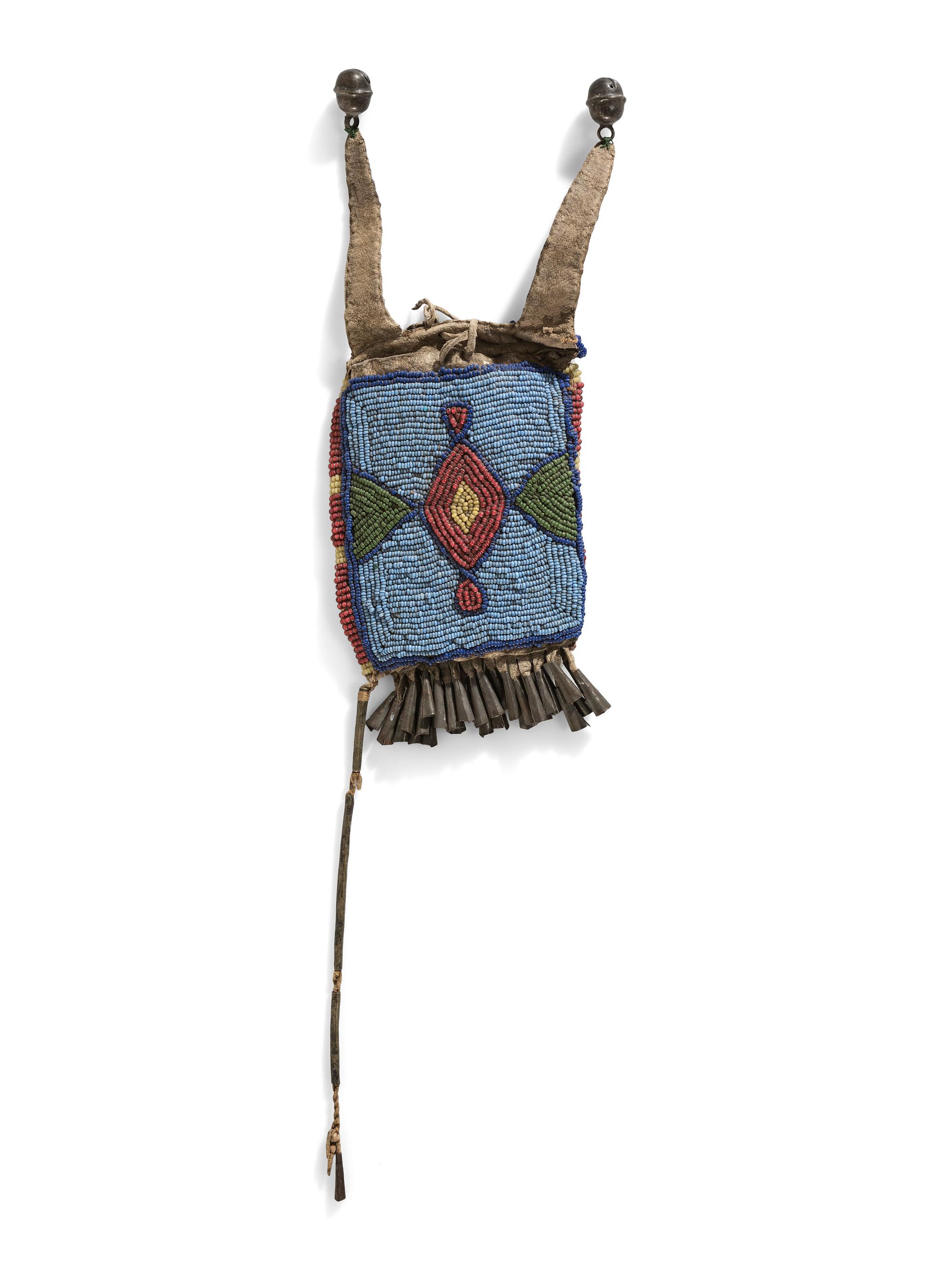 Fort Peck Assiniboine-Sioux Beaded Hide Strike-a-Light