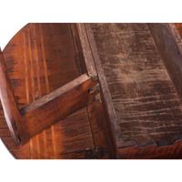 A Queen Anne Tiger Maple Pad-Foot Drop-Leaf Table