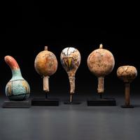 Group of Pueblo Polychrome Rattles, From the Collection of Dick Jemison, Alabama