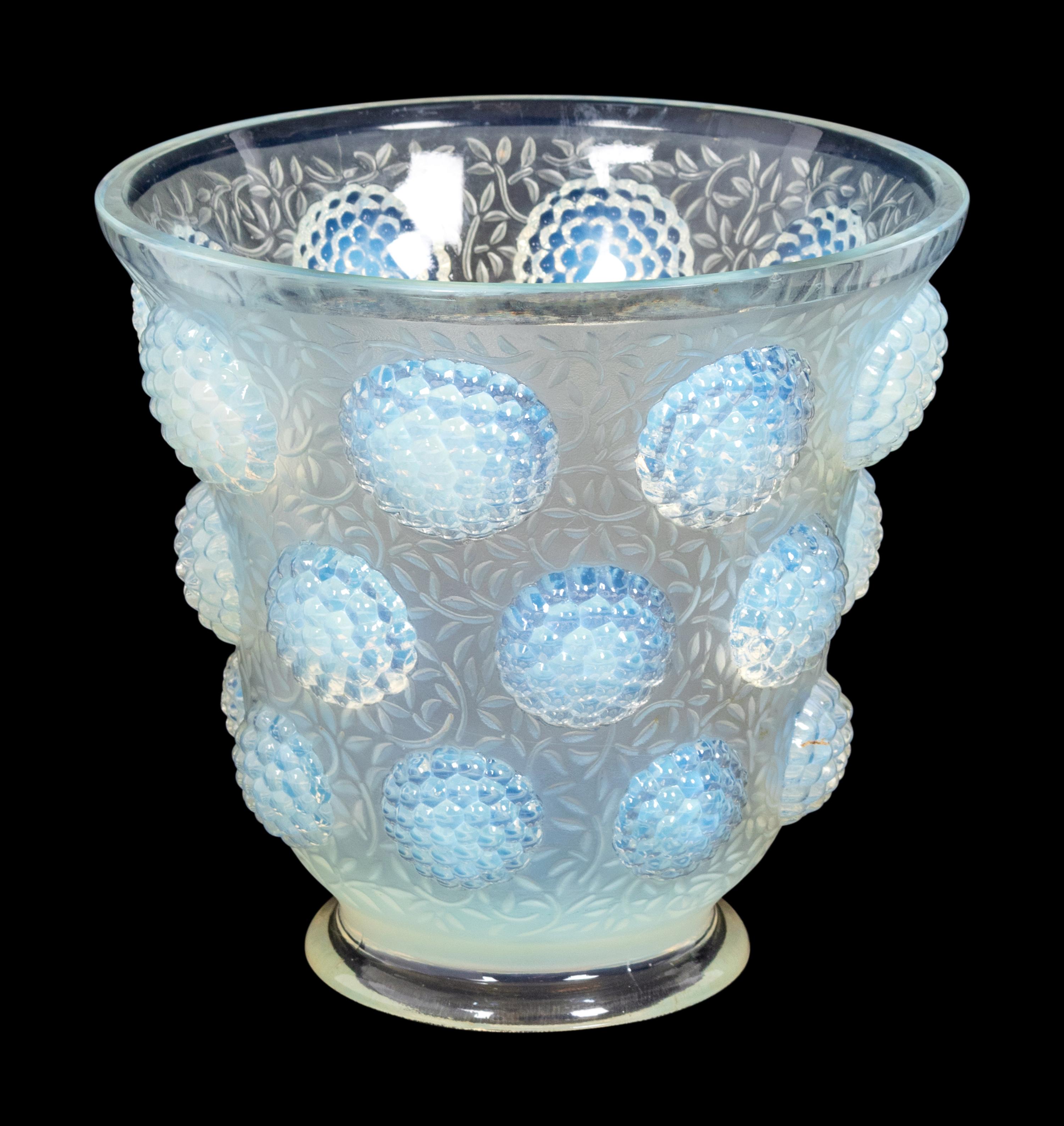 A Verlys Opalescent Glass Vase
