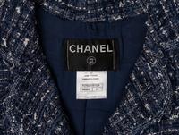 Chanel, Heathered Blue Fantasy Tweed Jacket
