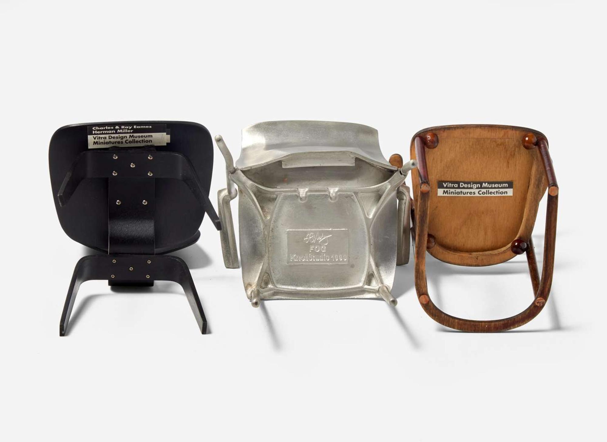 Vitra, Group of Prototype and Production Chairs from the Miniatures Collection