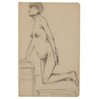 Marie Laurencin (French, 1885-1956) — Femme Nue Accroupie