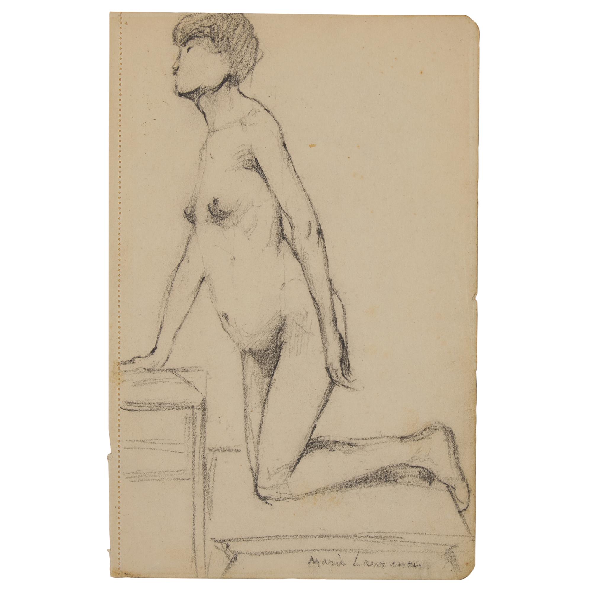 Marie Laurencin (French, 1885-1956) — Femme Nue Accroupie