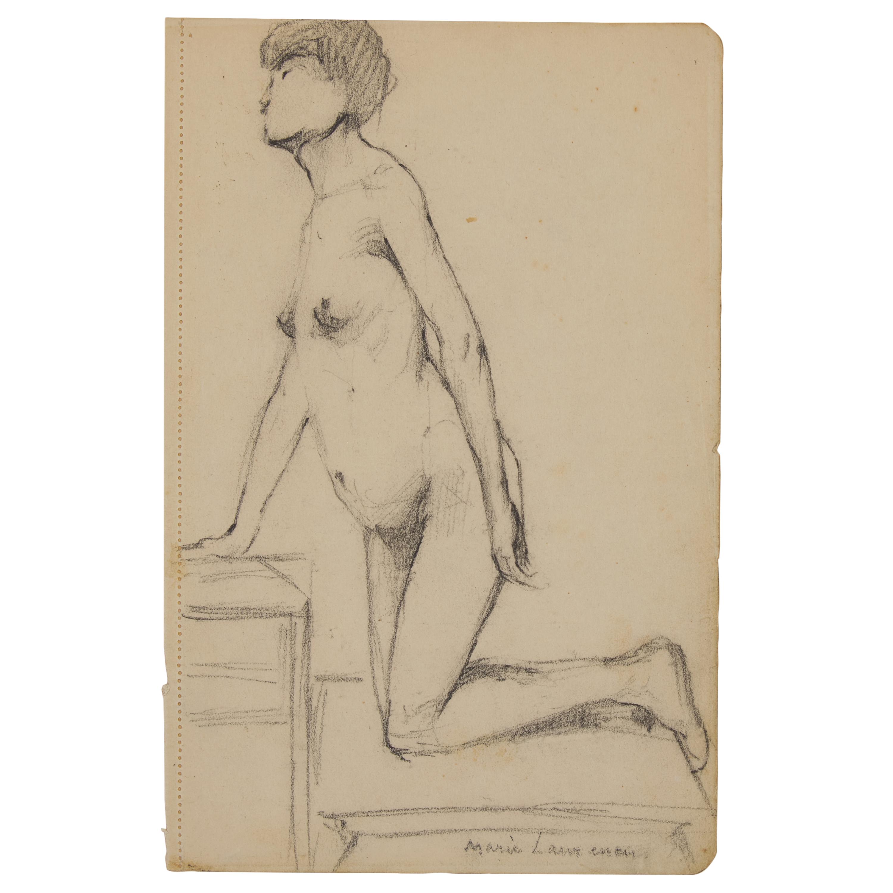 Marie Laurencin (French, 1885-1956) — Femme Nue Accroupie