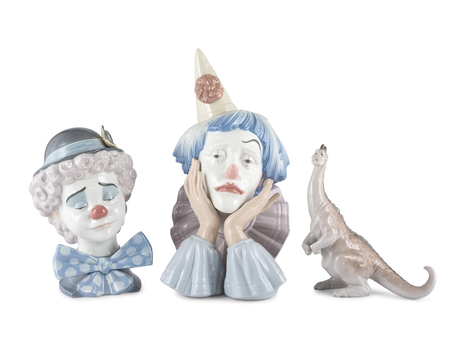 Three Lladro Porcelain Figures